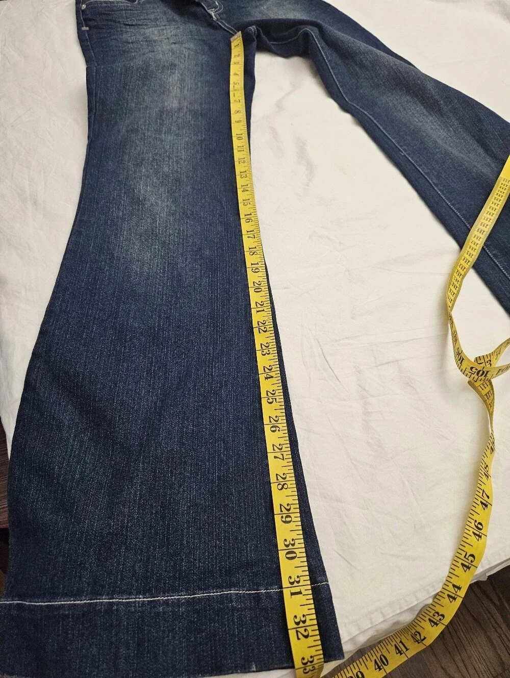 Justice Dark Indigo Flare Jeans Size 16 Reg